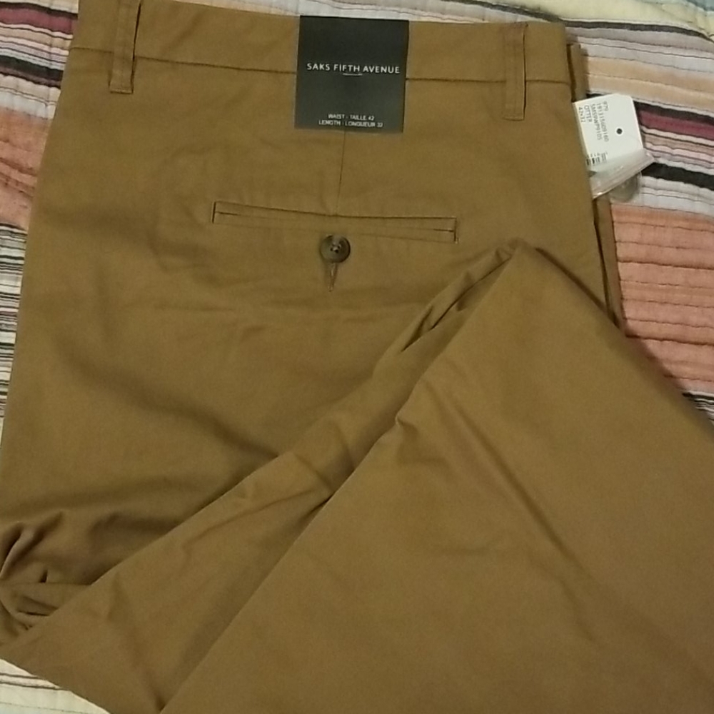 NWT Saks Fifth Avenue Men's Chinos
